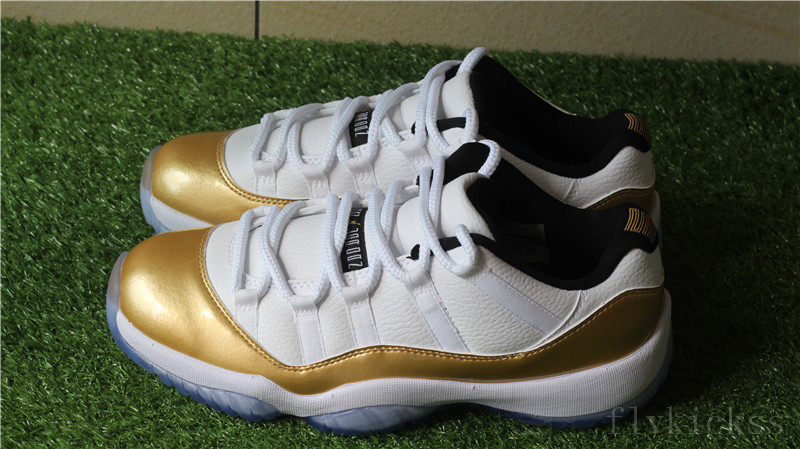 Air Jordan 11 Low Metallic Gold